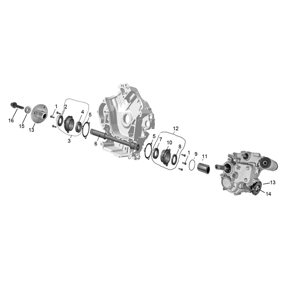 Схема узла «Вал приводной» — Stels Stels ATV 650/800/850 Guepard 2.0 2026