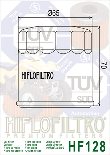 Фильтр масляный Hiflo Filtro HF128