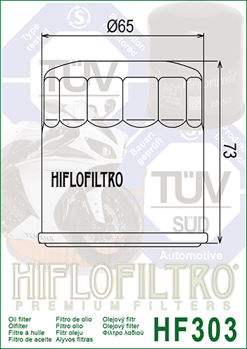 Фильтр масляный Hiflo Filtro HF303