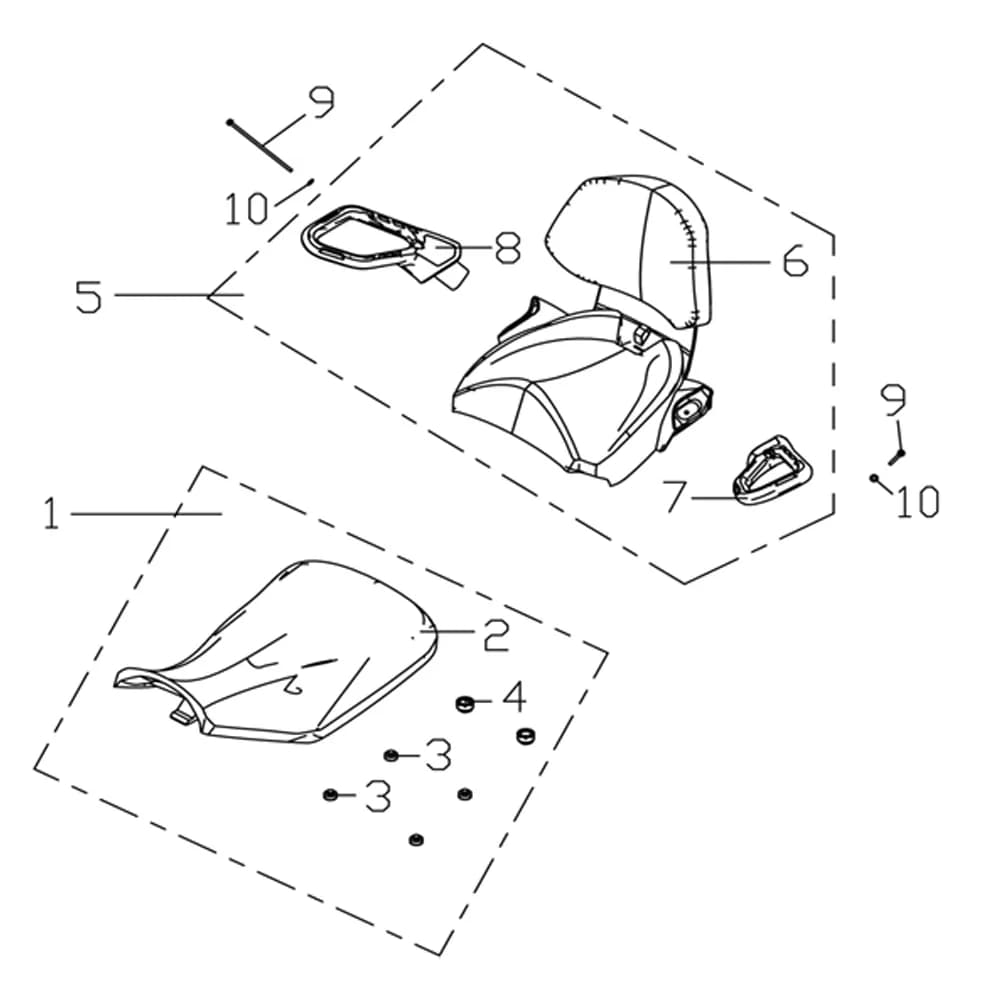 Seat&Rear Backrest Assy