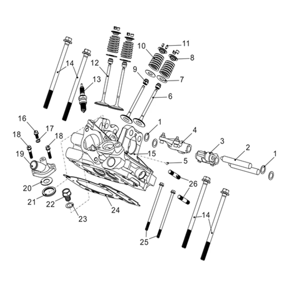 Cylinder Head Ⅱ (Rear)