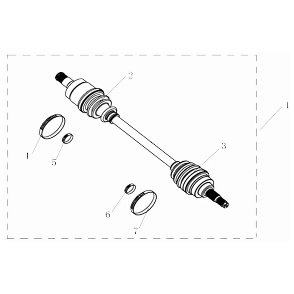 Front Right Drive Axle